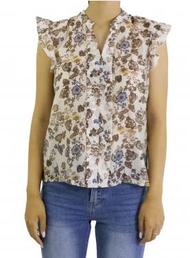 Blusa fantasia con volant